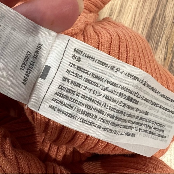 Abercrombie & Fitch Ribbed Collared Mini Dress - Picture 8 of 9